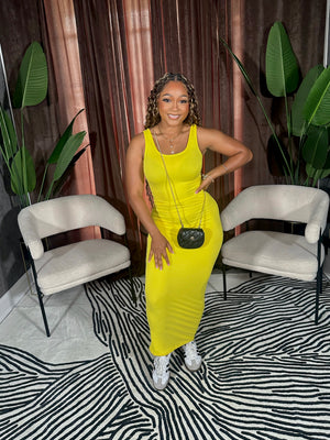 The tank dress- yellow